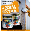 Alkyton RAL 7016 antracitová šedá, lesklá farba na hrdzu 2v1, 0,75l