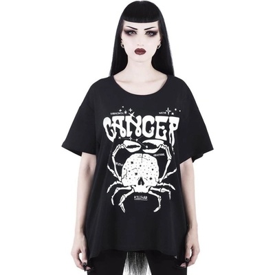 Killstar tričko gothic and punk cancer černá