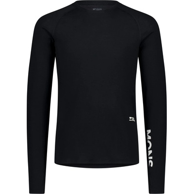 Mons Royale Мъжко мериносово термобельо Mons Royale Temple Merino Long Sleeve Merino base layer - Black (015-2332-0112)