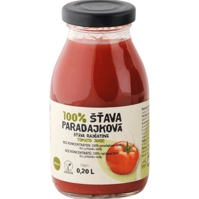 Zdravo 100% paradajková šťava 200 ml