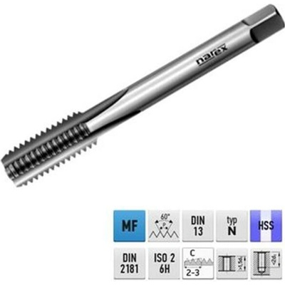 Narex Ždánice 041530022155300 - Závitník sadový ruční M15 x 1,5 mm HSS - velikost č. III, ČSN 22 3010 kód 0300