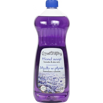 Naturaphy tekuté mydlo levanduľa a aloe vera náhradná náplň 1000 ml