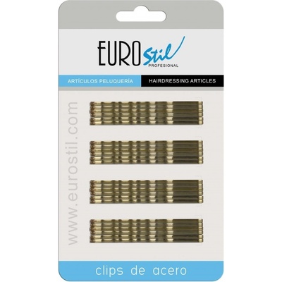 EUROSTIL sponky 70 mm zvlněné bronzové 24 ks