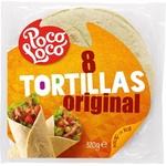 POCO LOCO ПШЕНИЧНИ ТОРТИЛИ (8 БР. , 20 СМ)
