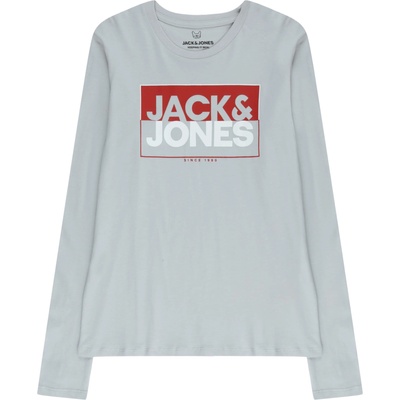 JACK & JONES Тениска сиво, размер 164