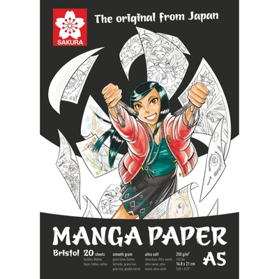 Sakura Skicár Manga pre komiksy v lepenej väzbe A5 250g 20 listov