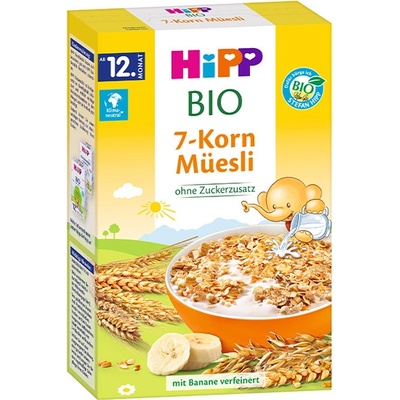 HiPP Био Мюсли 7 зърнени култури 200 гр. - 12+ месеца