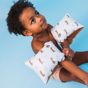 Image 1 of Swim Essentials : Ръкавели за деца от 0-2 години - "Brown Leopard (SWE-2024SE1052)