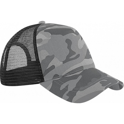Beechfield Maskáčová Trucker Svetlo sivá maskáčová