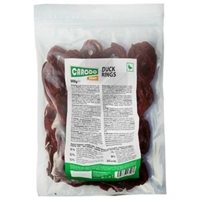 CARODO Dog poch. Kachní kroužky 500 g