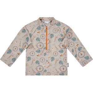 Sterntaler Детска плажна тениска от ликра Sterntaler Kid's Long-Sleeve Swim Shirt Safari Lycra - Beige - размер 80 (EU) (750-2691-0112)