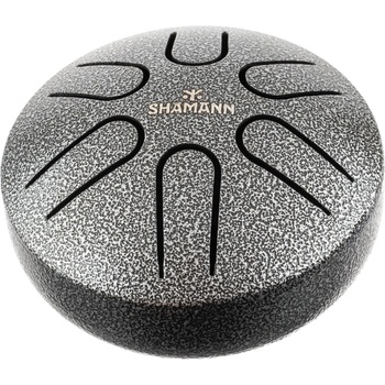 Image 1 of Shamann Mini 3" 6 Notes A5 Pentatonic Grey Tongue Drum (MN6-3SILVER)