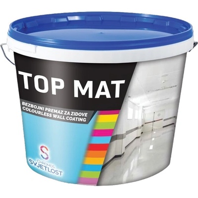 TOP MAT bezfarebný lak na stenu 850 ml