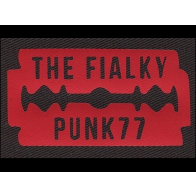 Nášivka THE FIALKY žiletka red