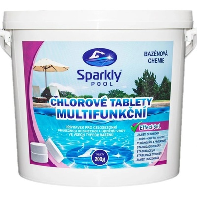 Sparkly POOL Chlorové tablety multifunkční 6v1 MAXI 5 kg – Zbozi.Blesk.cz