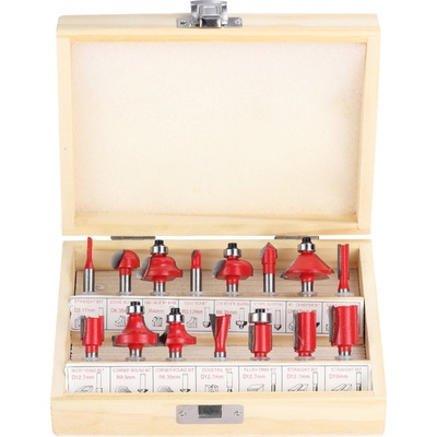 Twotrees 6, 35 mm фрези за дървообработване - комплект от 15 бр. - 1 компл (110608167)