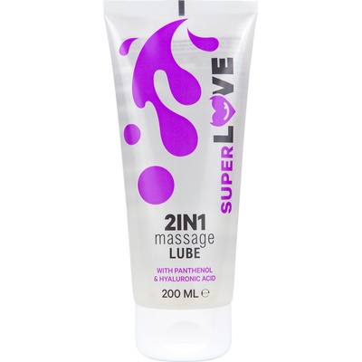 SuperLove 2in1 Massage Lube with Panthenol & Hyaluronic Acid 200ml