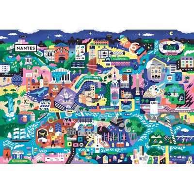 Pieces & Peace - Puzzle Nantes, France - 1 000 piese