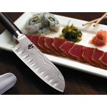Kai Shun vrúbkovaný nôž Santoku 18 cm