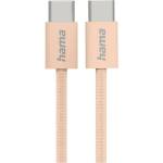 Hama Кабел HAMA-201727, от USB C(м) към USB C(м), 1m, оранжев (HAMA-201727)