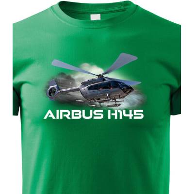 Dětské tričko Airbus Helicopters H145 ZelenáCanvas Dětské tričko Bezvatriko.cz 3233