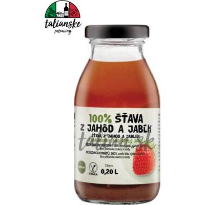 Zdravo 100% jahoda a jablko 200 ml