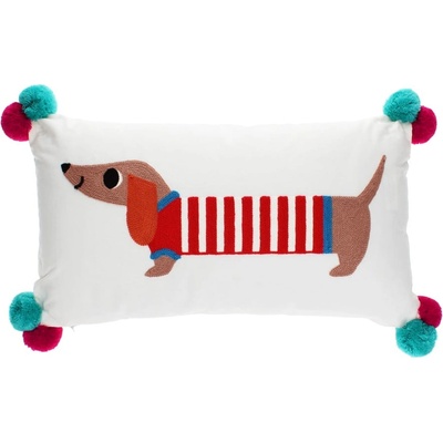 Rex London Детска възглавница със смес от памук 50x33 cm Sausage Dog - Rex London (31195)