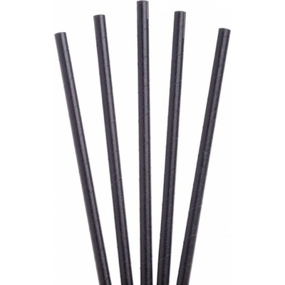 Wimex JUMBO BIOPAPER Slamka papierová čierna 8 mm x 23 cm 150 ks
