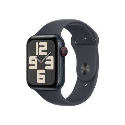 Chytré hodinky Apple Watch SE 2024 GPS + Cellular 40mm pouzdro z temně inkoustového hliníku - temně inkoustový sportovní řemínek - S/M (MXGC3QC/A)
