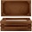 Bisetti BISETTI-Дървена поставка за гастронорм GN1/3 32x17, 1xh10, 5cm ВЕНГЕ (27115T) (0143104)