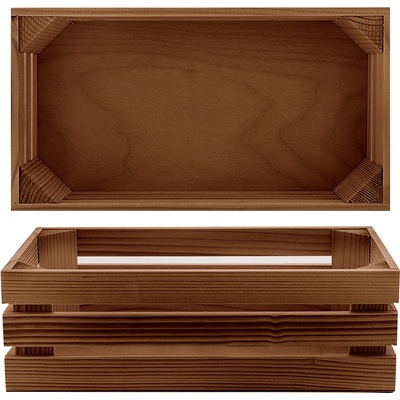 Bisetti BISETTI-Дървена поставка за гастронорм GN1/3 32x17, 1xh10, 5cm ВЕНГЕ (27115T) (0143104)