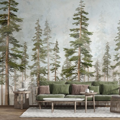 Decono Фототапет Иглолистна Гора