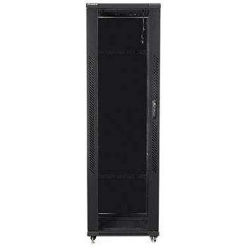 Lanberg rack cabinet 19" free-standing 42U / 800x1000 self-assembly flat pack, black (FF01-8042-12B)
