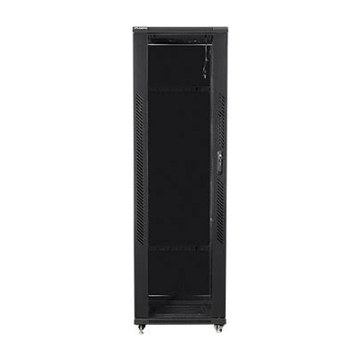 Lanberg rack cabinet 19" free-standing 42U / 800x1000 self-assembly flat pack, black (FF01-8042-12B)