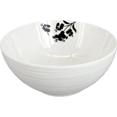 by inspire Porcelánová miska Croft Velvet bílá černá 16 cm