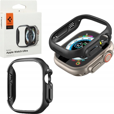 Spigen Thin Fit Black Apple Watch Ultra 49mm ACS05458 – Zboží Živě