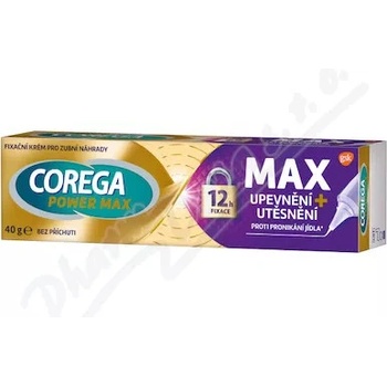 Corega Power Max spevňujúci + spevňujúci fixačný krém 40 g