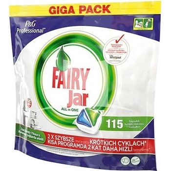 Jar Fairy Professional All in 1 kapsle do myčky nádobí 115 ks