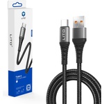 Lito Кабел USB към Type-C, 2.4A, 1m - Lito (LD08T) - черен