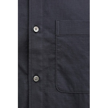 KENZO Памучна риза Kenzo в тъмносиньо с кройка по тялото с класическа яка FF65CH2029IC (FF65CH2029IC)