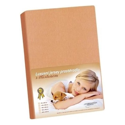 Bellatex plachta jersey s elastanom lososová 140x200