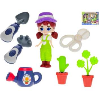 Mikro Градинарска кукла 14, 7см с аксесоари