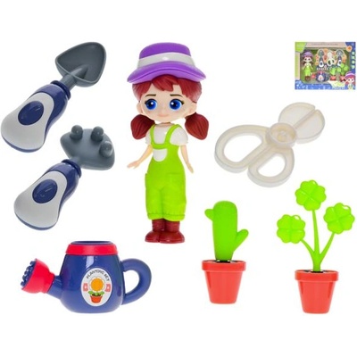 Mikro Градинарска кукла 14, 7см с аксесоари