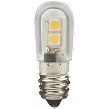 Narva žárovka LED E14 0,5W napětí 24V LQ LED T18 žlutá trubková