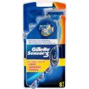 Ručné holiace strojčeky Gillette Sensor3 8 ks