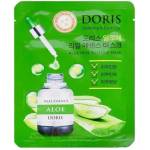 Jigott Doris Aloe Real Essence Mask - Хидратираща маска тип лист 1бр. /25мл