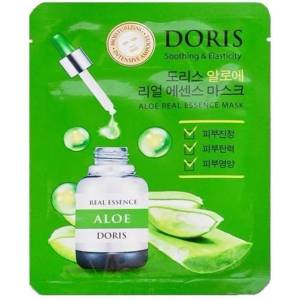Jigott Doris Aloe Real Essence Mask - Хидратираща маска тип лист 1бр. /25мл