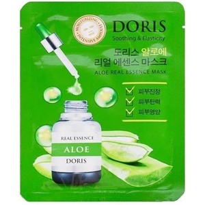 Jigott Doris Aloe Real Essence Mask - Хидратираща маска тип лист 1бр. /25мл