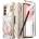 SUPCASE Supcase Cosmo Pen калъф за Samsung Galaxy Z Fold5, мраморно розов (SPC397)