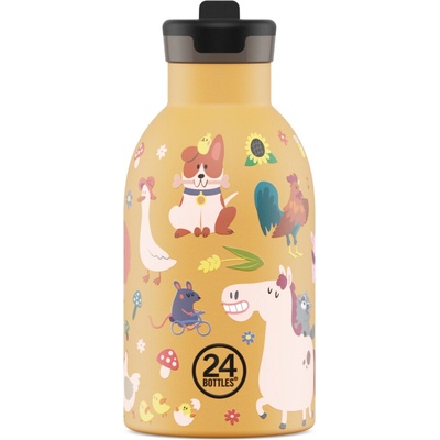 24Bottles dětská termolahev Clima Bottle 330 ml Farm Friends